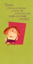 Funny HAPPY BIRTHDAY Card FOR NIECE, "Parent Panic" by American Greetings   