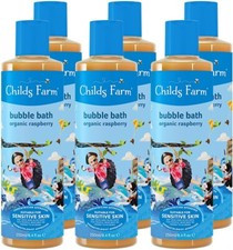 Image of Childs Farm Kids Bubble Bath Organic Raspberry 250ml - 3 PACKS LOT
