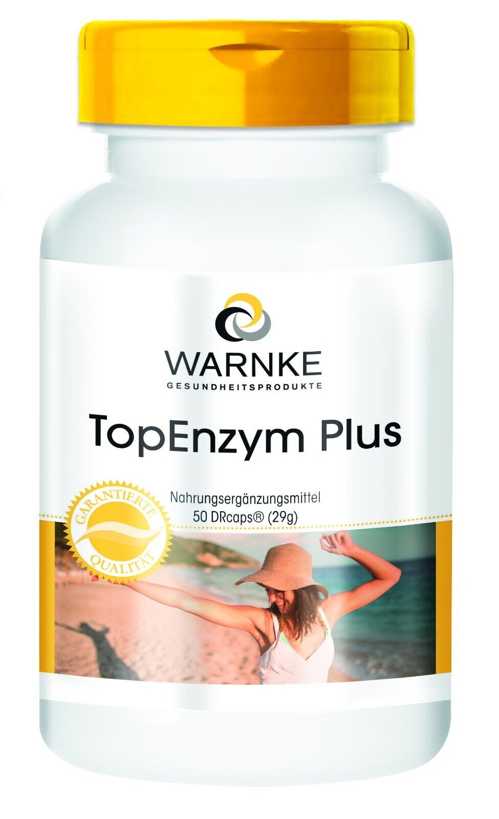 Topenzym Plus - 50 Kapseln-Bromelain, Trypsin, Chymotrypsin Warnke Vitalstoffe