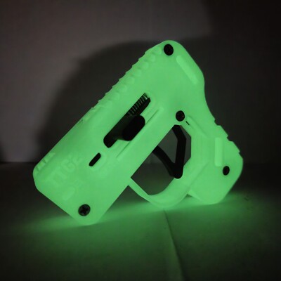 Glow-in-the-Dark Tic Tac Gun Shooter   Fun & Unique 3D Printed Toy!!