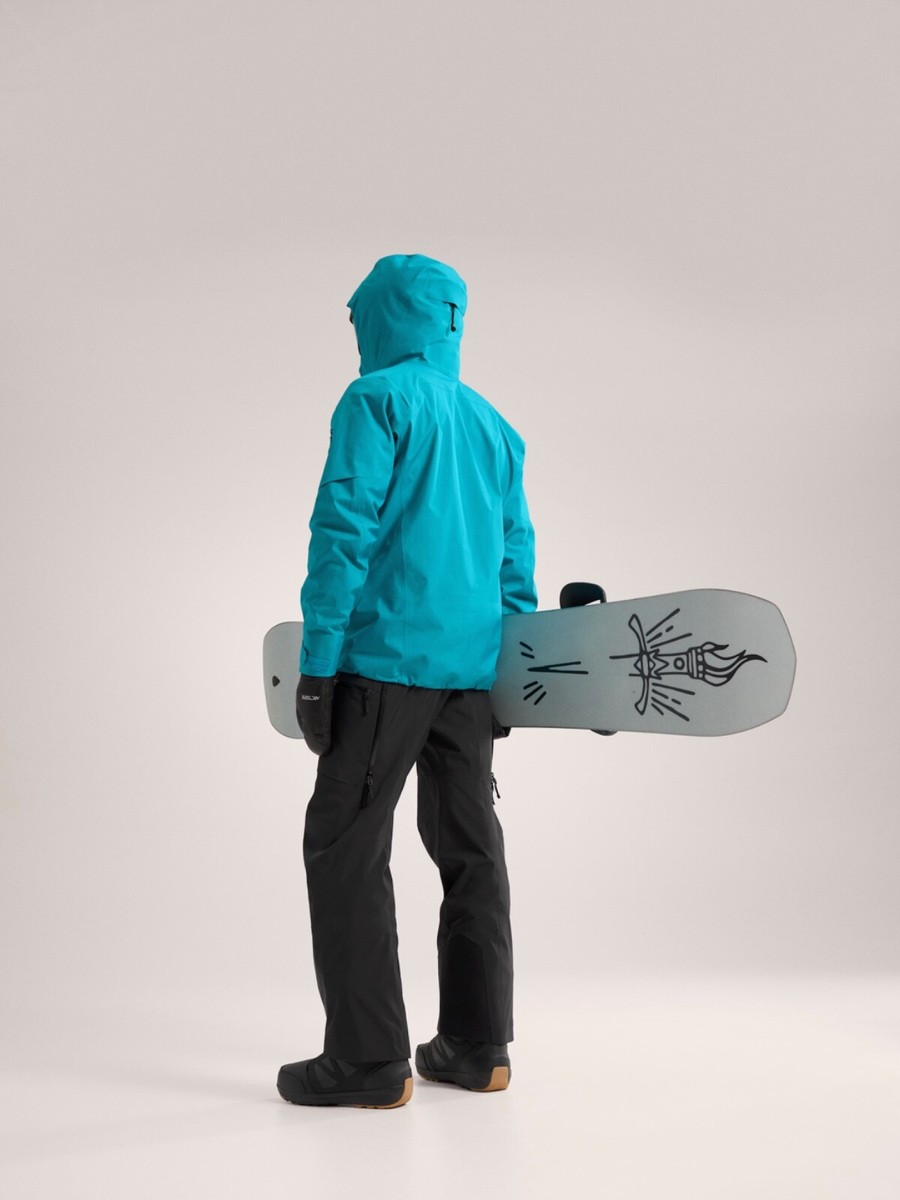 NWT Mens Arc'teryx Sabre Blue Tetra StormProof Goretex Shell