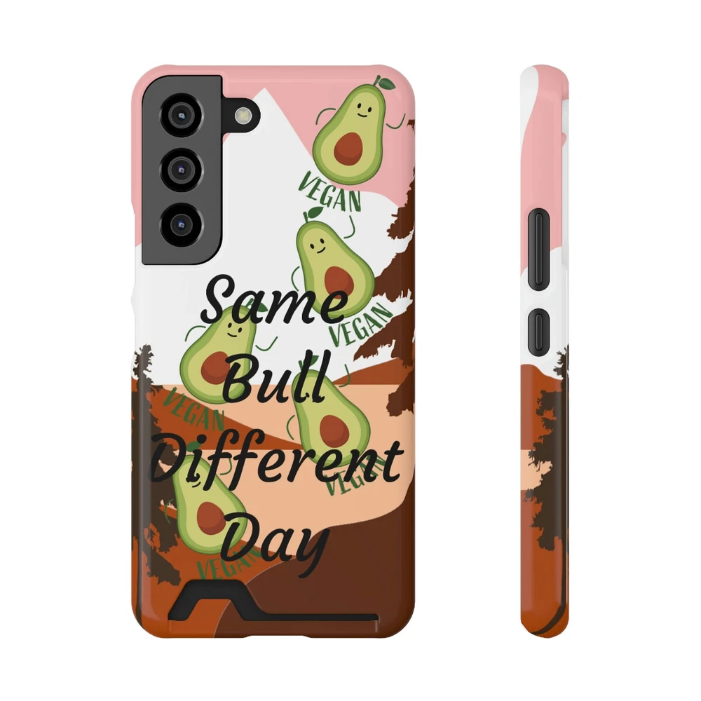 Slim Protective Phone Case with Built-in Card Holder  
