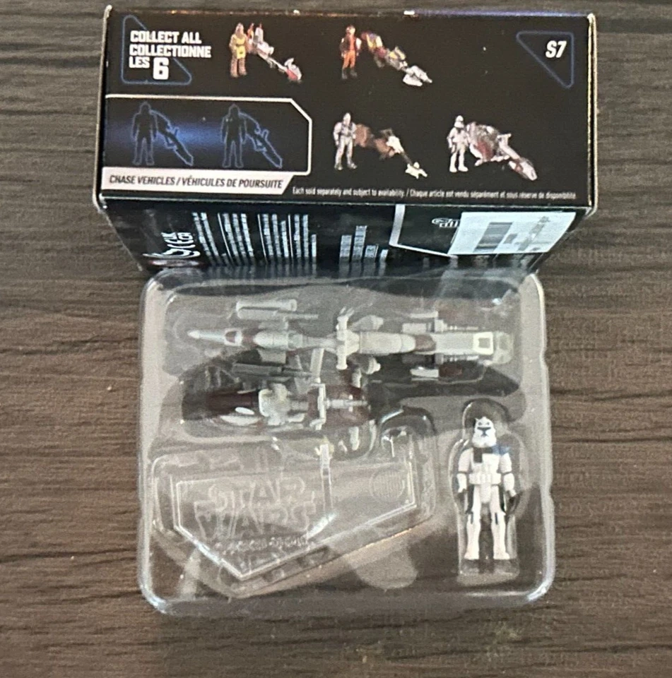 STAR WARS Micro Galaxy Squadron Mystery Series 7 CAPITÁN REX y Barc con SIDECAR Foto 4 de 4