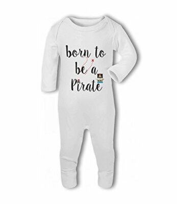 Born to be a Pirate - Baby Strampler von BWW Print Ltd