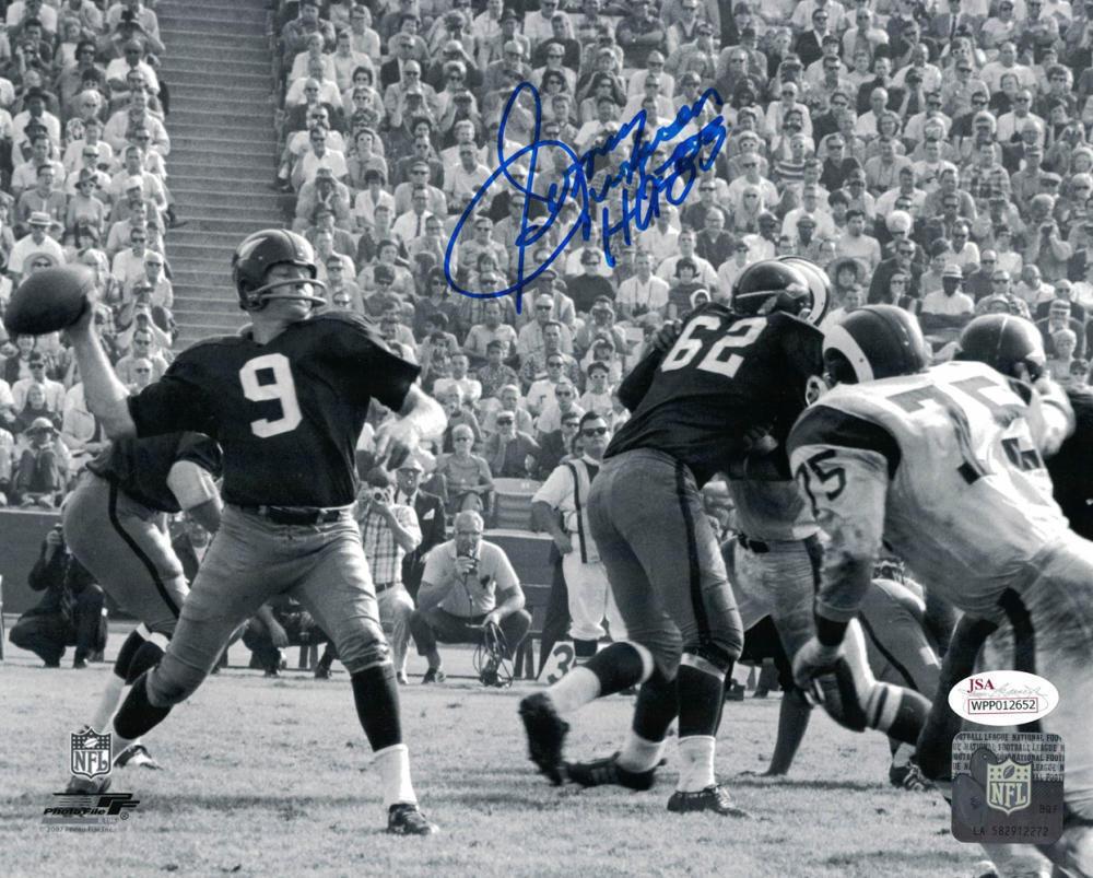 Sonny Jurgensen Autographed Signed Washington Redskins 8X10 Photo HOF JSA 