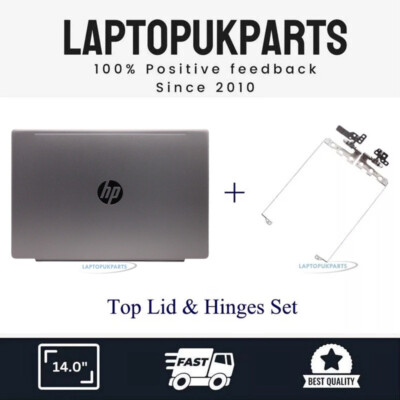 Passend für HP Pavilion 14-CE3501NA grau LCD Bildschirm Rückseite Abdeckung Top Deckel mit Scharnieren