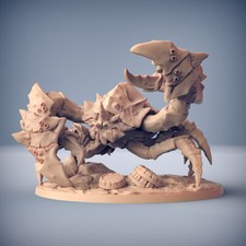 Gronk on Marshclaw Swamp Crab Ogre Miniature D D DnD