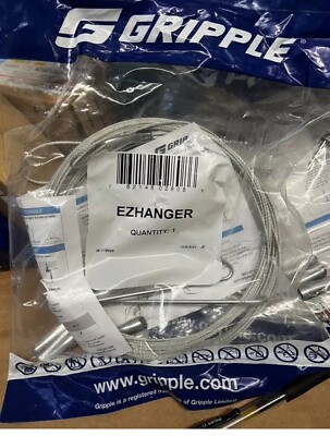 GRIPPLE EZHANGER W118626 High Bay Fixture Aircraft Cable HANGING Kit Express TCP