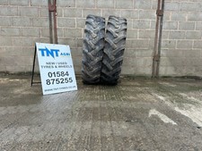 PAIR OF 320/90R32 MITAS AC85 134A8 USED TRACTOR TYRES