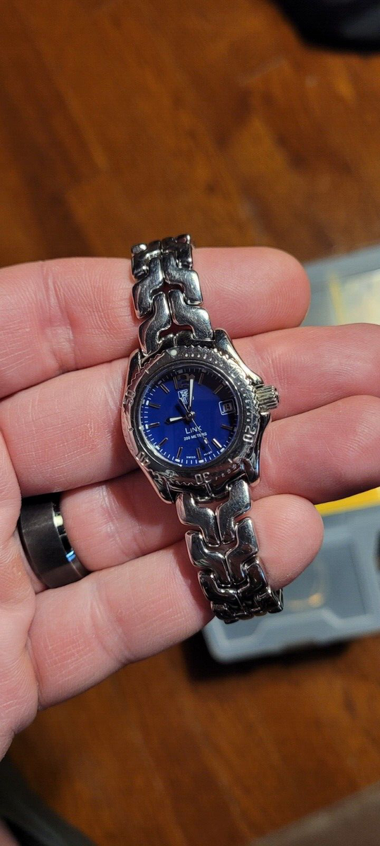 Tag Heuer Womens Link Series Professional Watch Blue