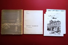 Cartella Orfeo Tamburi 14 Litografie Ceti 1964 Completo Vedute di Parigi Arte