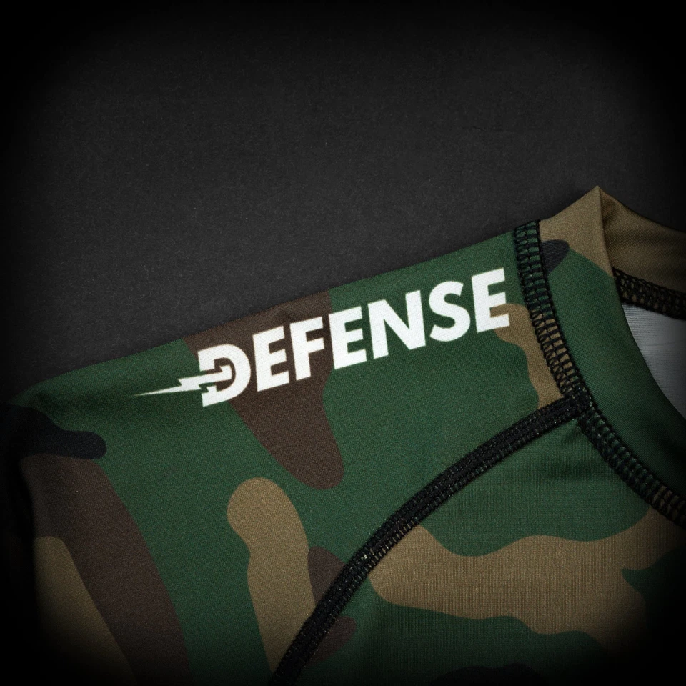 Shoyoroll Defcon x BJJ Rash Guard Short Sleeve Jiu Jitsu MMA Camo Gear - Image 4 of 4