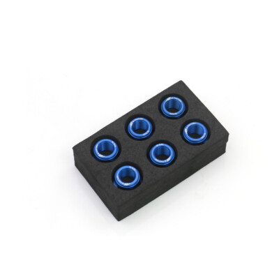 みみ　no10 Blue Rear Sprocket Nuts M10 For Kawasaki ZX-10R Ninja 08-17 16 15