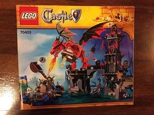 New Lego Instruction Manual ONLY Castle Dragon Mountain 70403
