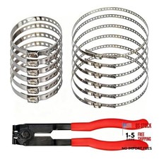 13Pcs CV Boot Clamp Tool - Universal CV Boot Clamp Pliers Repair Kit for Cars