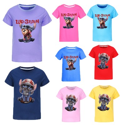 T-shirt Lilo & Stitch Per Bambini – Posa Classica – Cotone Morbido, Unisex, Taglie 3-13 Anni - 2