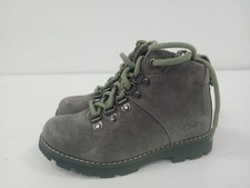 Image of Clarks Unisex Kids Grey Leather Ankle Laced Up Zip Boots UK(10G) EU(28W) BOX 17