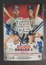 2026 Topps Series 1 Baseball BLASTER VALUE BOX - 6pks/12cds a pack! 🔥⚾🔥