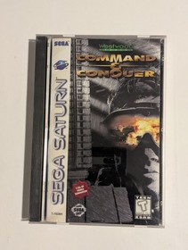 Command & Conquer Sega Saturn  CIB w/ registration card