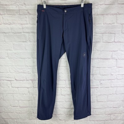 Mammut Runbold Navy Blue Lightweight Outdoor Stretch Hiking Pants Size Men's 34
