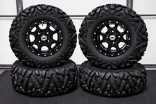 HONDA RANCHER 420 SRA 25" QUADKING ATV TIRE COBRA BLK WHEEL KIT SRA1CA BIGGHORN