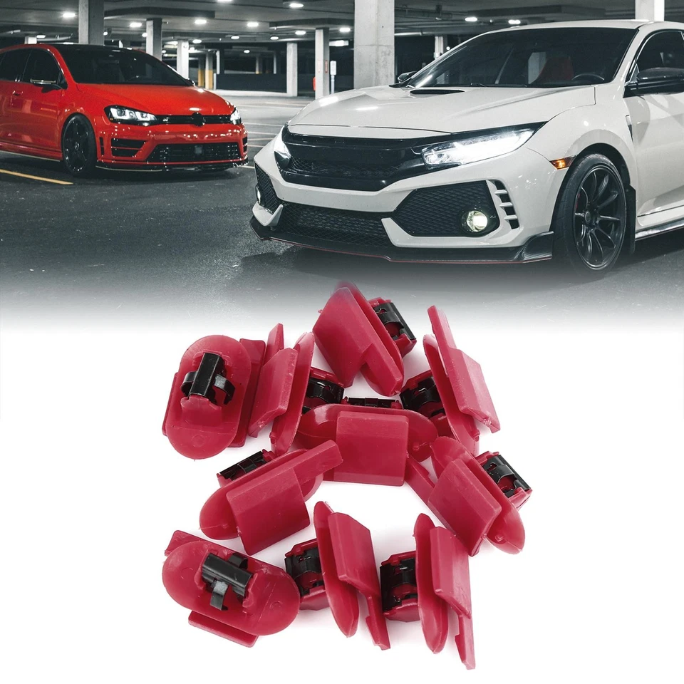 Retenedor de 10 clips de sujeción de parachoques de remache de plástico para GM 11547026 Foto 2 de 4