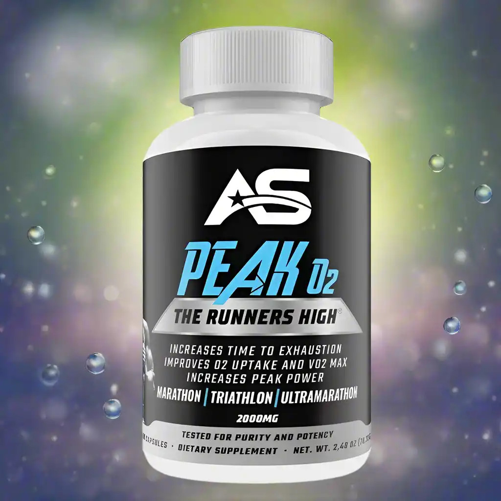 American Supps Peak O2 Runners High 2000mg - 60 cápsulas