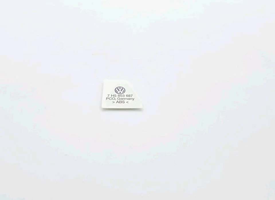 NUEVO 1999-2005 VOLKSWAGEN GOLF JETTA V6 EMBLEMA CROMADO TRASERO LOGOTIPO INSIGNIA SIGNO OEM Foto 3 de 3