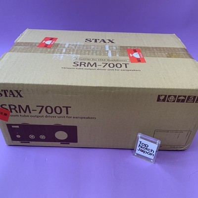 STAX SRM-700T Headphone Amplifier Vacuum Tube Driver Unit Japan New 100V