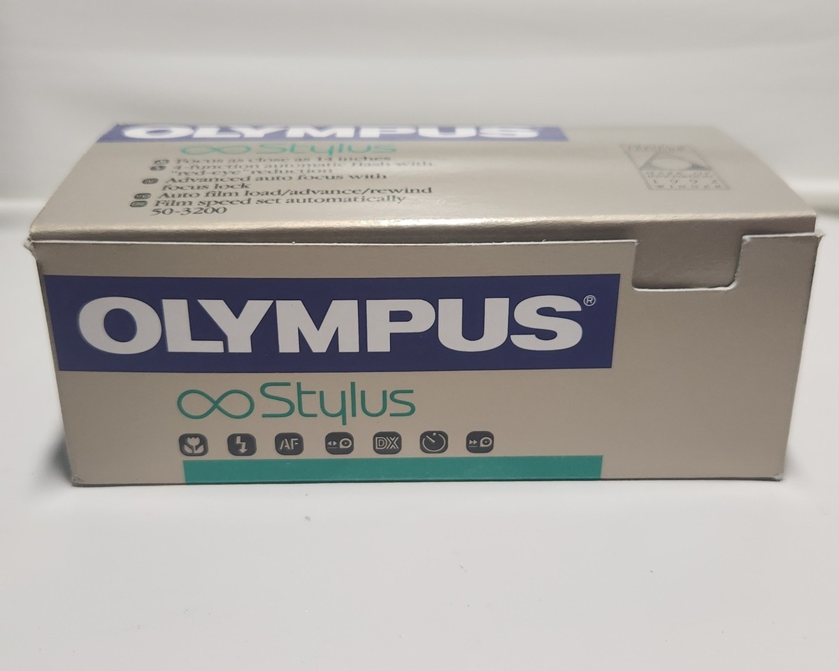 Olympus Infinity Stylus 35mm Film Camera In Box With Manual