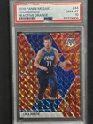 Luka Doncic 2019-20 Panini Mosaic Reactive Orange Prizm Mavericks PSA 10 #44