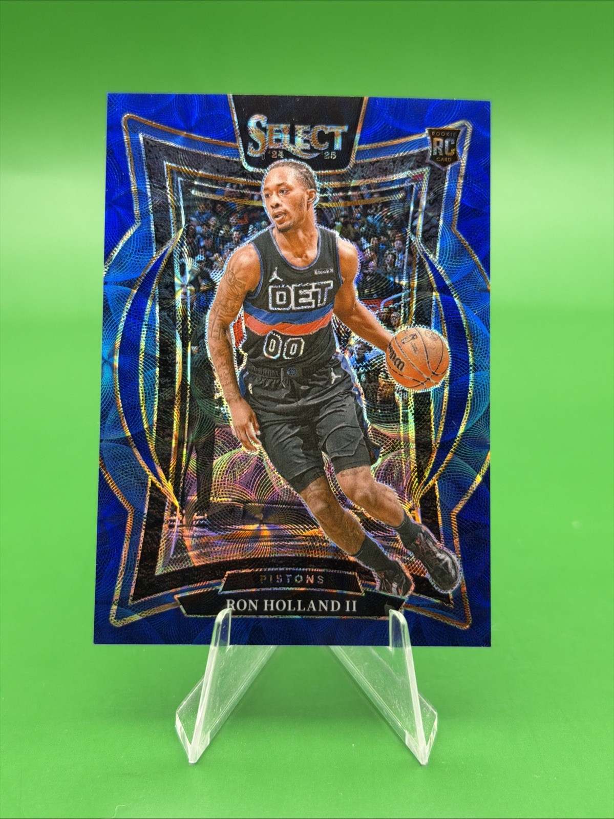 2024-25 Panini Select - Concourse Ron Holland II #74 Blue Scope Prizm /249 (RC)