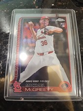 2025 Topps Chrome Update Series - Rookie Debut Michael McGreevy #USC36 (RC)