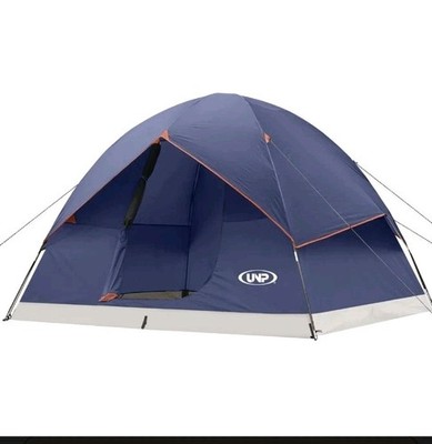 6 Person 4 Season Dome Tent, Easy to Set Up 2 Portable, Navy Blue