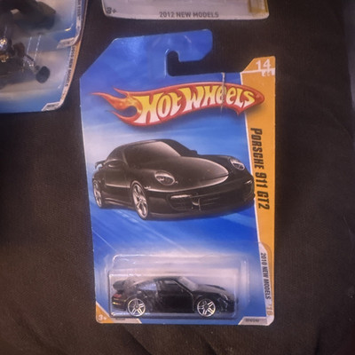 Hot Wheels Porsche 911 GT2 1:64 Diecast Car Black 2010 New Models Unopened