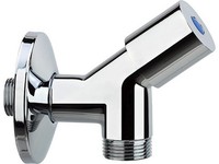 "Design GeräTeventil Wandanschluss Ag 1/2\" GeräTeanschluss Ag 3/4 Linea Verchromt"