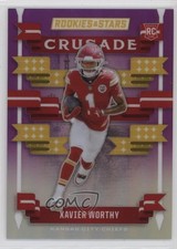 2024 Panini Rookies & Stars Crusade Purple 16/35 Xavier Worthy #C-XWY 0e6p