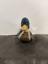 Ty ( Jake ) 1997 Beanie Baby Mallard Duck Gray And Brown With Green Head #A