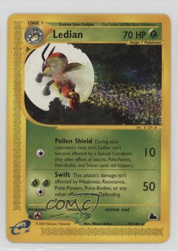 Ledian Pokemon e-Card Series Skyridge #15 2003