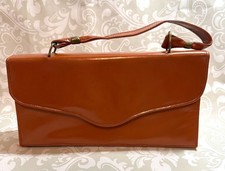 Vintage Godfrey Princess Pak It All Brown Leather Clutch Coin Purse Key Holder