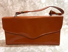 Vintage Godfrey Princess Pak It All Brown Leather Clutch Coin Purse Key Holder