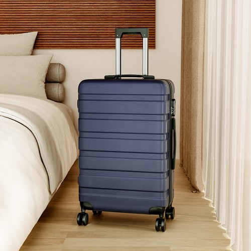 Hard Shell 4-Wheel Suitcase 20"Luggage Cabin Bin Travel Press-button Pull Handle