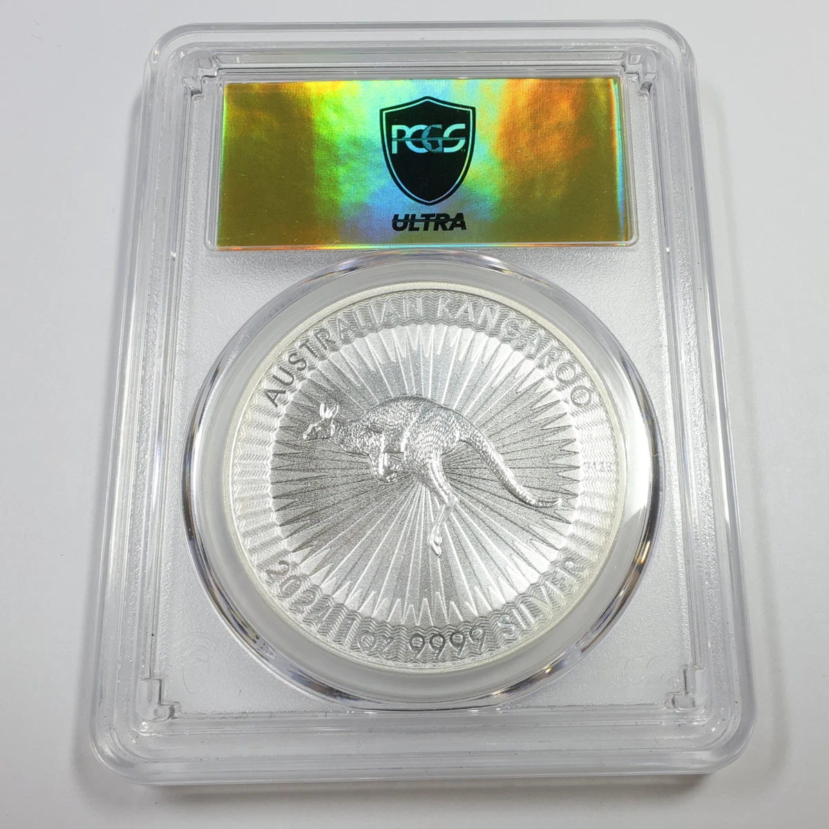 Australian Kangaroo Grade MS 70 PCGS Certified Silver Bullion