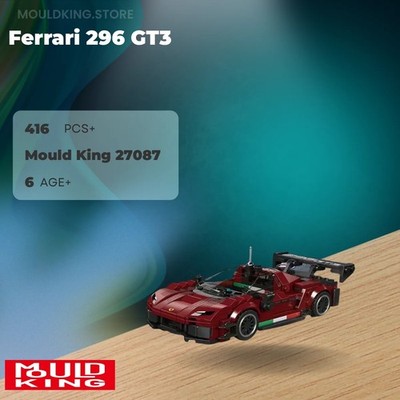 MOULD KING 27087 Ferrari 296 GT3 with 416 Pieces