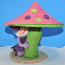 Vintage 1991 Annalee Doll - Purple Elf Gnome ...