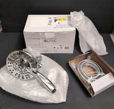 Delta 58499 In2ition HSSH 1.75 GPM 4 Setting Round Shower Head Chrome Open