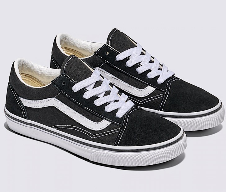 Vans Boys Size 7Y, Excellent Condition, Worn Once, Black & White