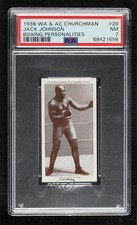 1938 Churchman's Boxing Personalities Tobacco Jack Johnson #20 PSA 7 00em