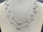 Sterling Silver Native American Style Double Strand Fetish Necklace — photo 1
