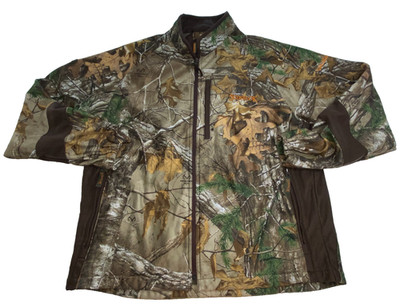 Scent Lok Jacket Men's XL Realtree Xtra Full Season Velocity Advisory Team Zip